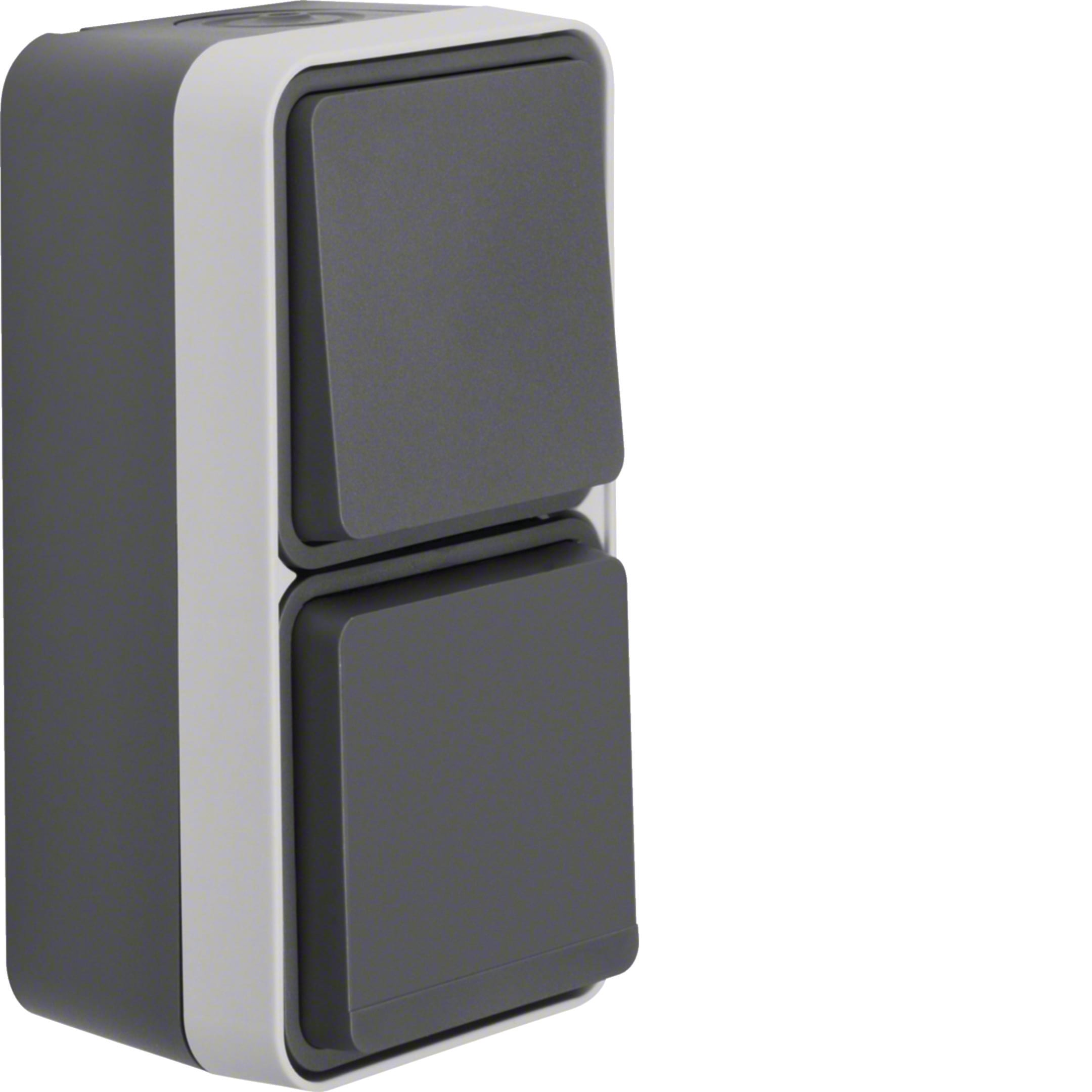 BERKER - BRK7341803515 COMB.DEV./P.SCHUKO CON CA PAR. W1 GR.