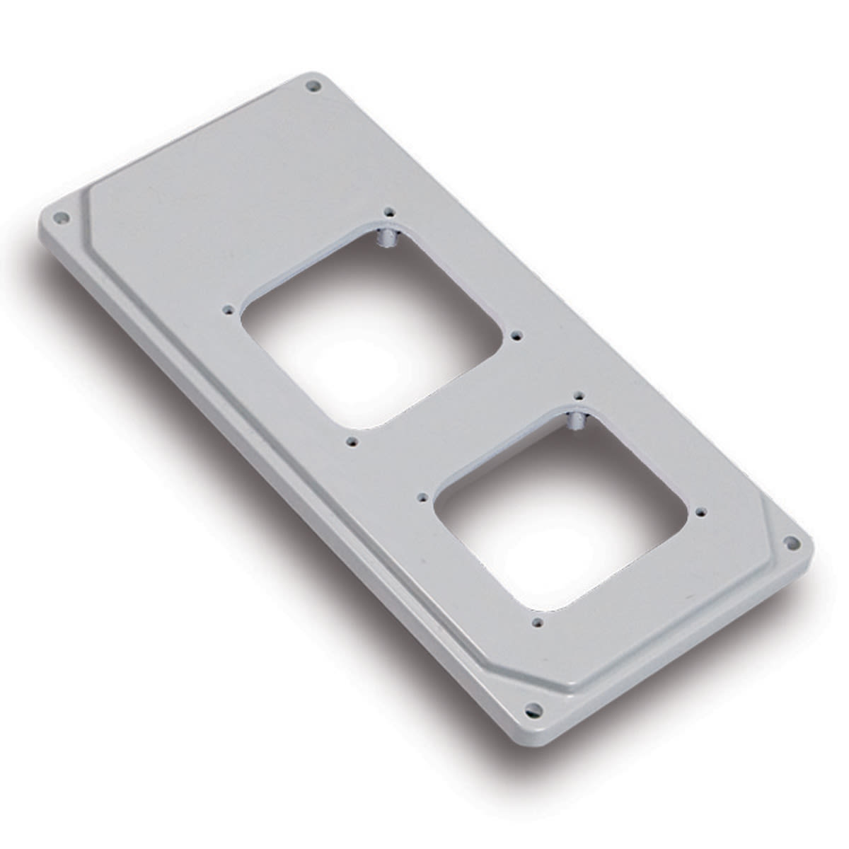 FANTON SRL - FME74185 FLANGIA FORATA 90X180MM+8VITI IP44 GR