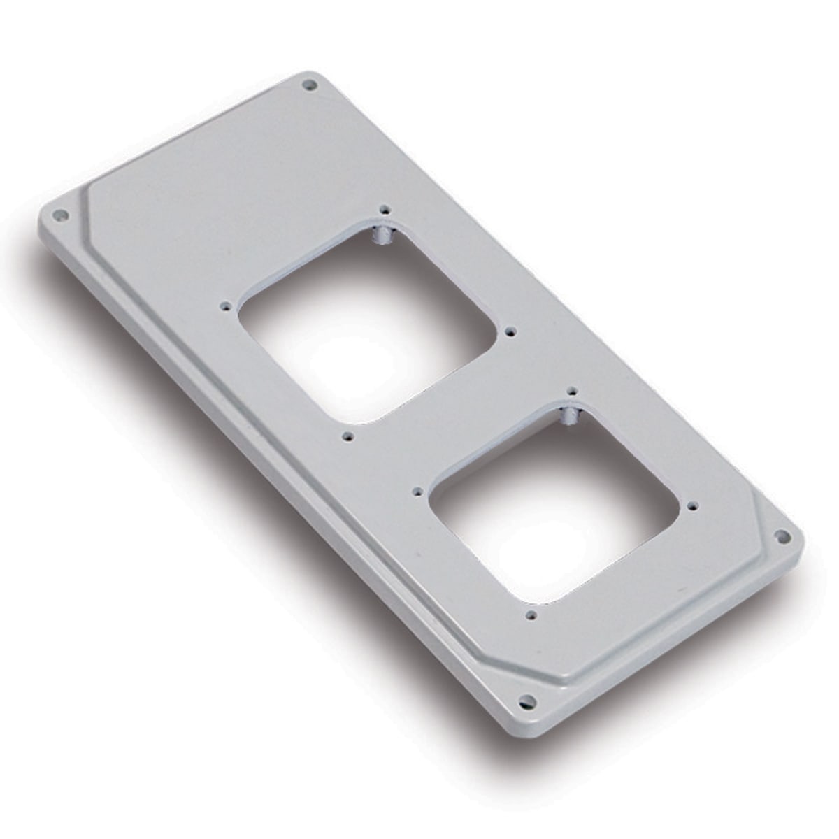 FANTON SRL - FME74185 FLANGIA 90X180MM 2FORI Q.+8VITI IP44 GR