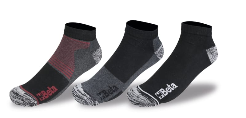BM SPA - BMM074300204 3 PAIA CALZE SNEAKER COTONE 43/46