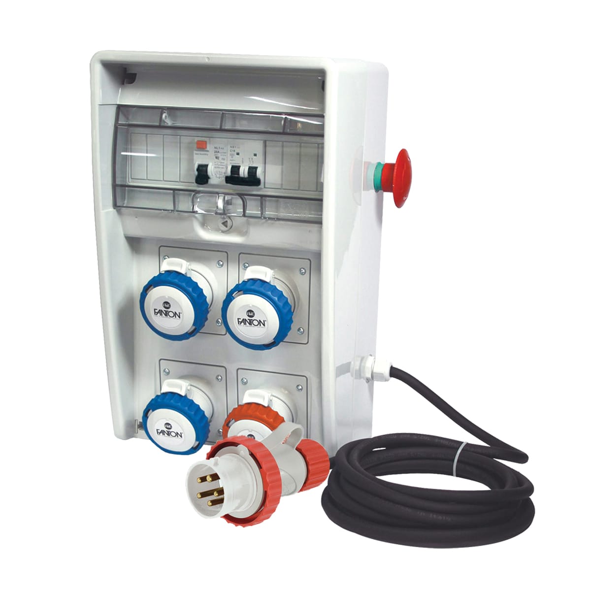 FANTON SPA - FME74319 QUADRO U250 ASC IP65 4CEE/2PT/CAVO/EMER
