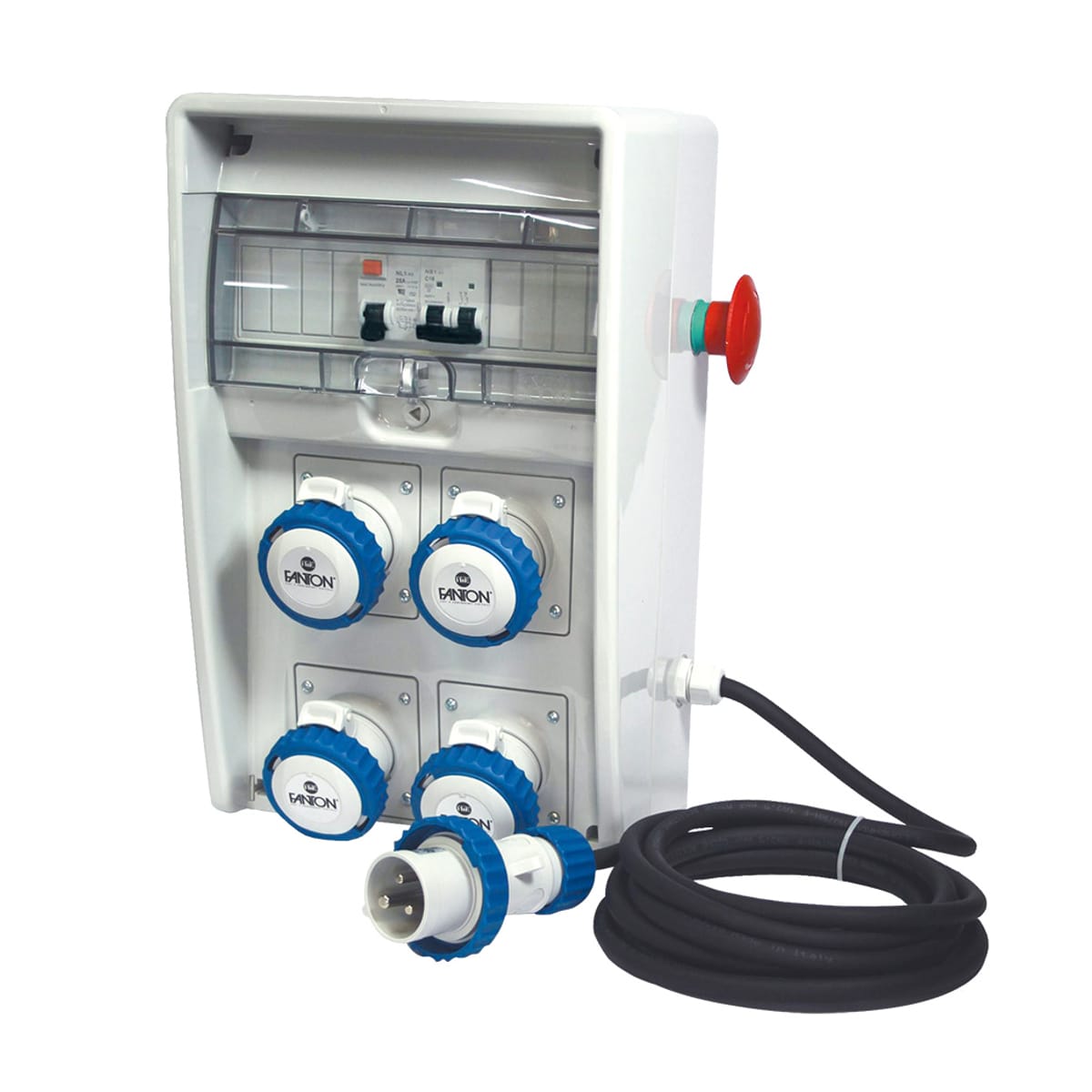 FANTON SPA - FME74324 QUADRO U250 ASC IP65 4CEE/2PT/CAVO/EMER