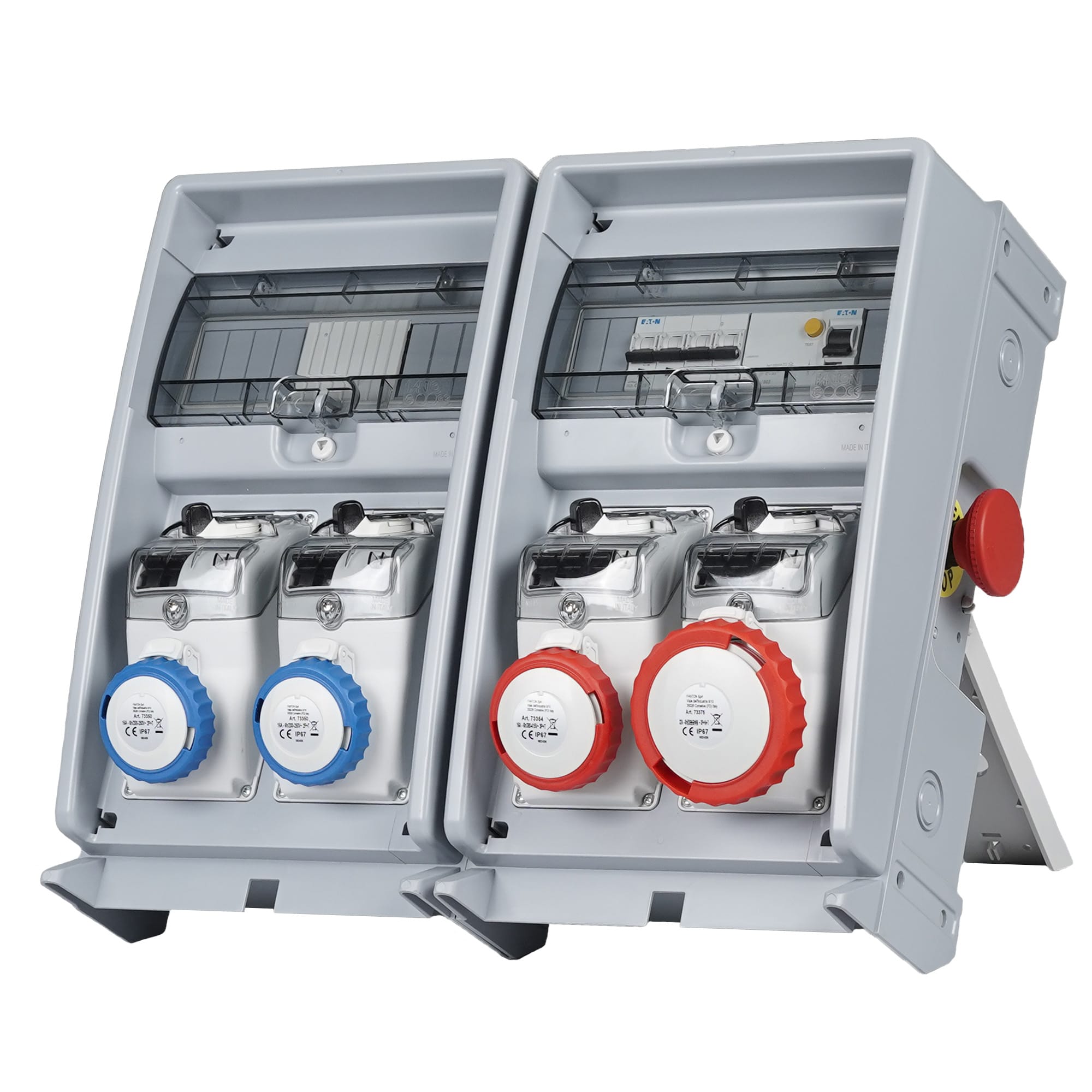 FANTON SPA - FME743720 QUADRO U500 ASC IP65 4CEE/2PT/MORS/EMER
