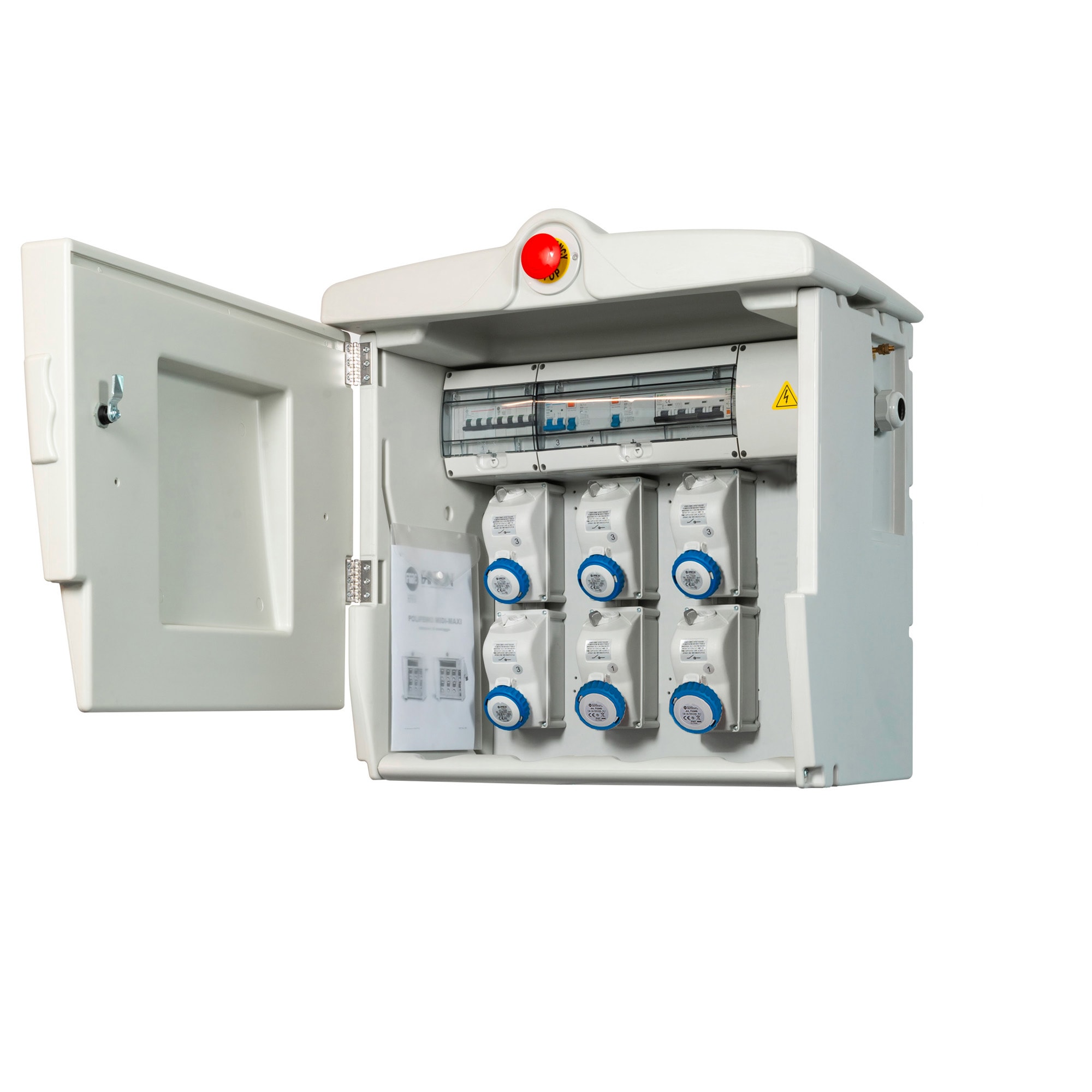 FANTON SRL - FME74472 QUADRO MIDI ASC 6PR/8PT/MORS/EMER/18KW