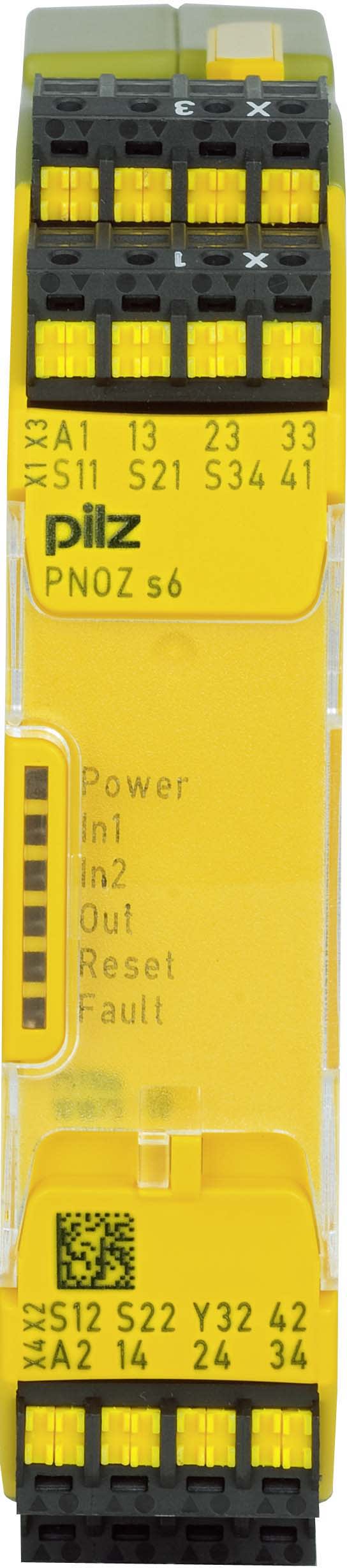 PILZ ITALIA SRL - PIZ751106 PNOZ S6 C 24DC 3NA+1NC+1PNP