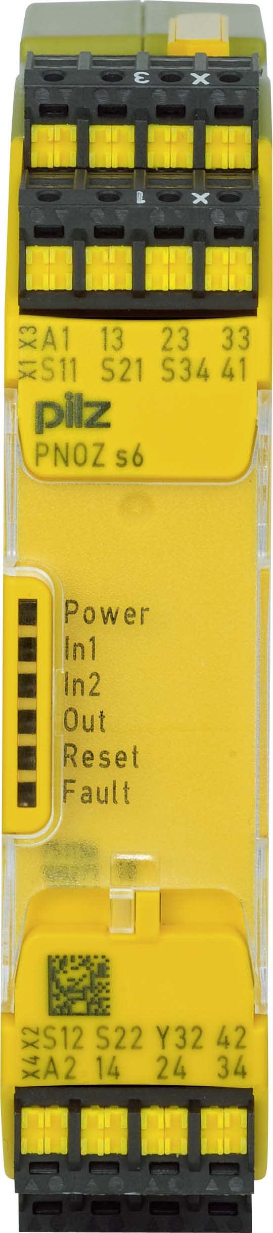 PILZ ITALIA SRL - PIZ751136 PNOZ S6 C 48..240AC/DC 3NA+1NC+1PNP