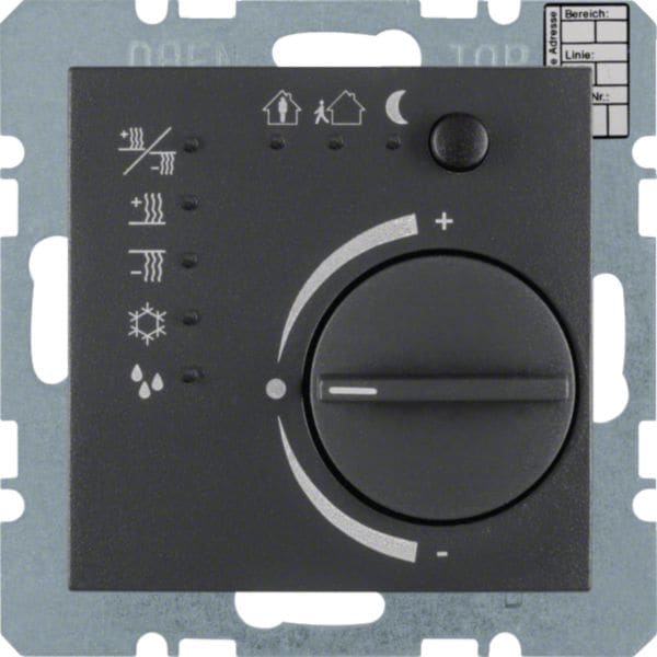 BERKER - BRK75441185 TERMOSTATO KNX KNX - B3/B7 ANTR.OPACO