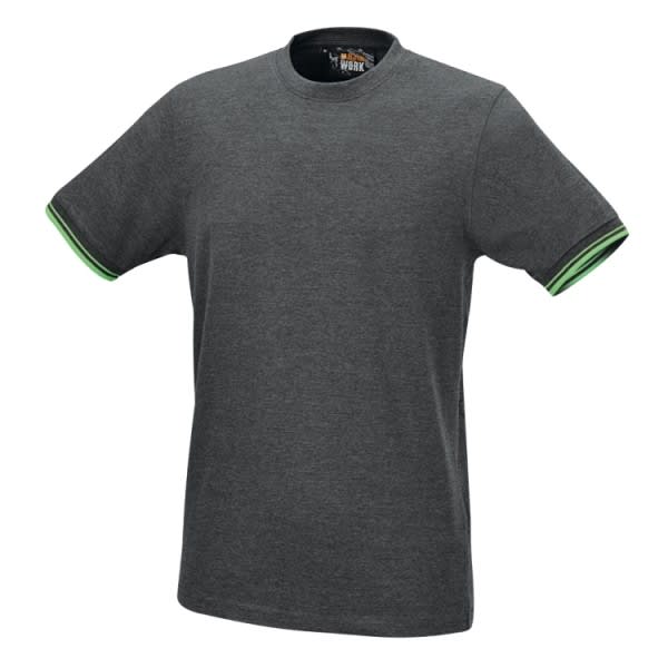 BM SPA - BMM075490302 T-SHIRT COTONE-JERSEY GREY TG. M