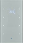 BERKER - BRK75643034 TS SENSOR VETRO KNX TRIPL + TERM.KNX ALU