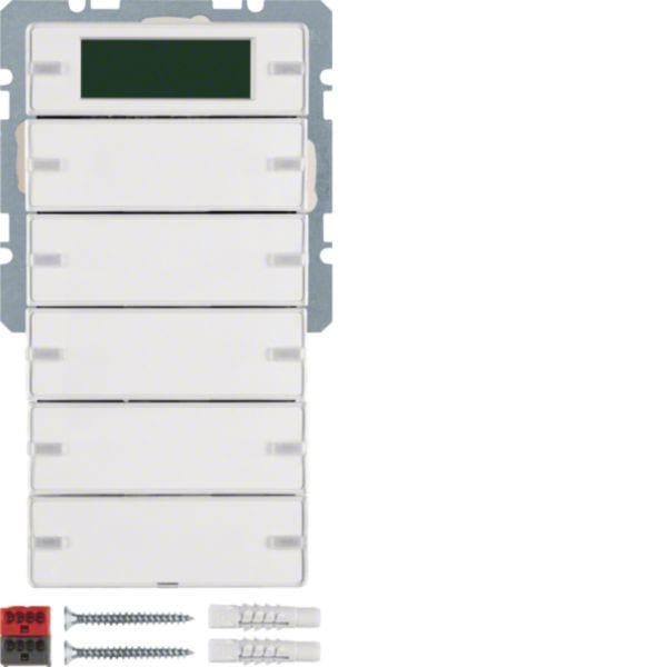 BERKER - BRK75665729 SENS.A TASTI QUINTUP+TERM.KNX Q1/Q3 BI
