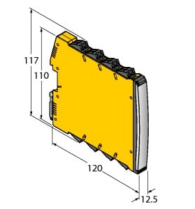 TURCK BANNER SRL - TUK7580405 IMX12-AO01-2I-2I-H0/24VDC