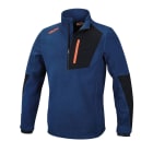 BM SPA - BMM076540101 MICROPILE 180GR ZIP CORTA OC. BLUE TG.S