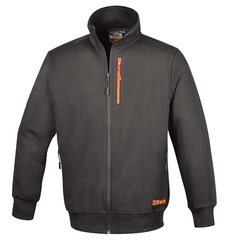BM SPA - BMM076640101 FELPE ZIP LUNGA GREY TG. S
