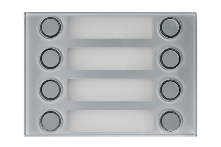 URMET SPA - UTD1168/28G FRONTALINO A 8T 2 FILE GRIGIO