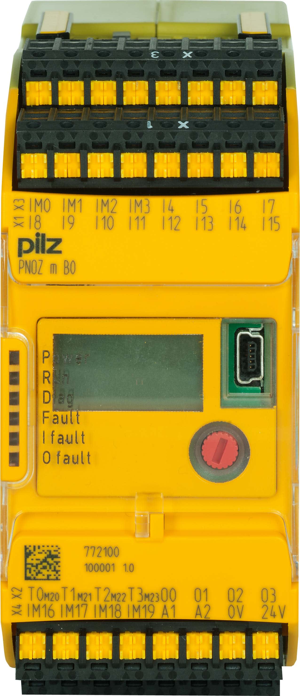 PILZ ITALIA SRL - PIZ772100 PNOZMB0 24DC 20 INP-4 OUT, ESPANDIBILE.