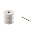 LE PROLUNGHE SAS - PRG7745 ISOLATORE DOPPIO CORDIERITE + VITE OTT.