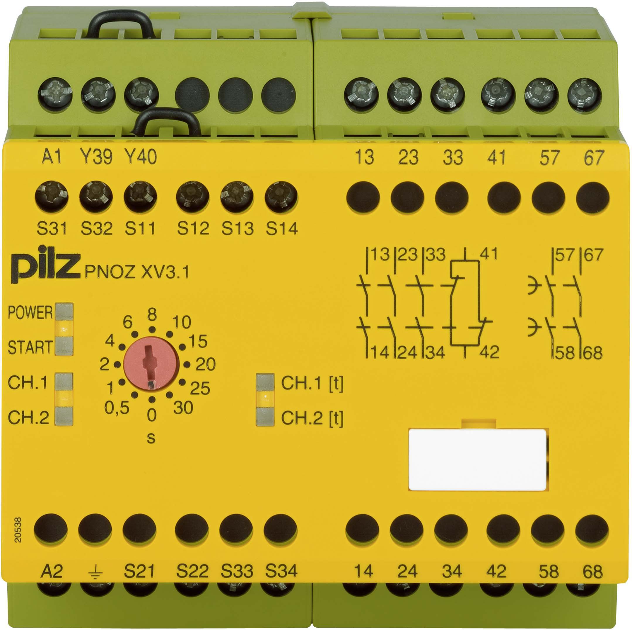 PILZ ITALIA SRL - PIZ774610 PNOZ XV3.1 30S24.240AC/DC 3NA-1NC(I)+2NA