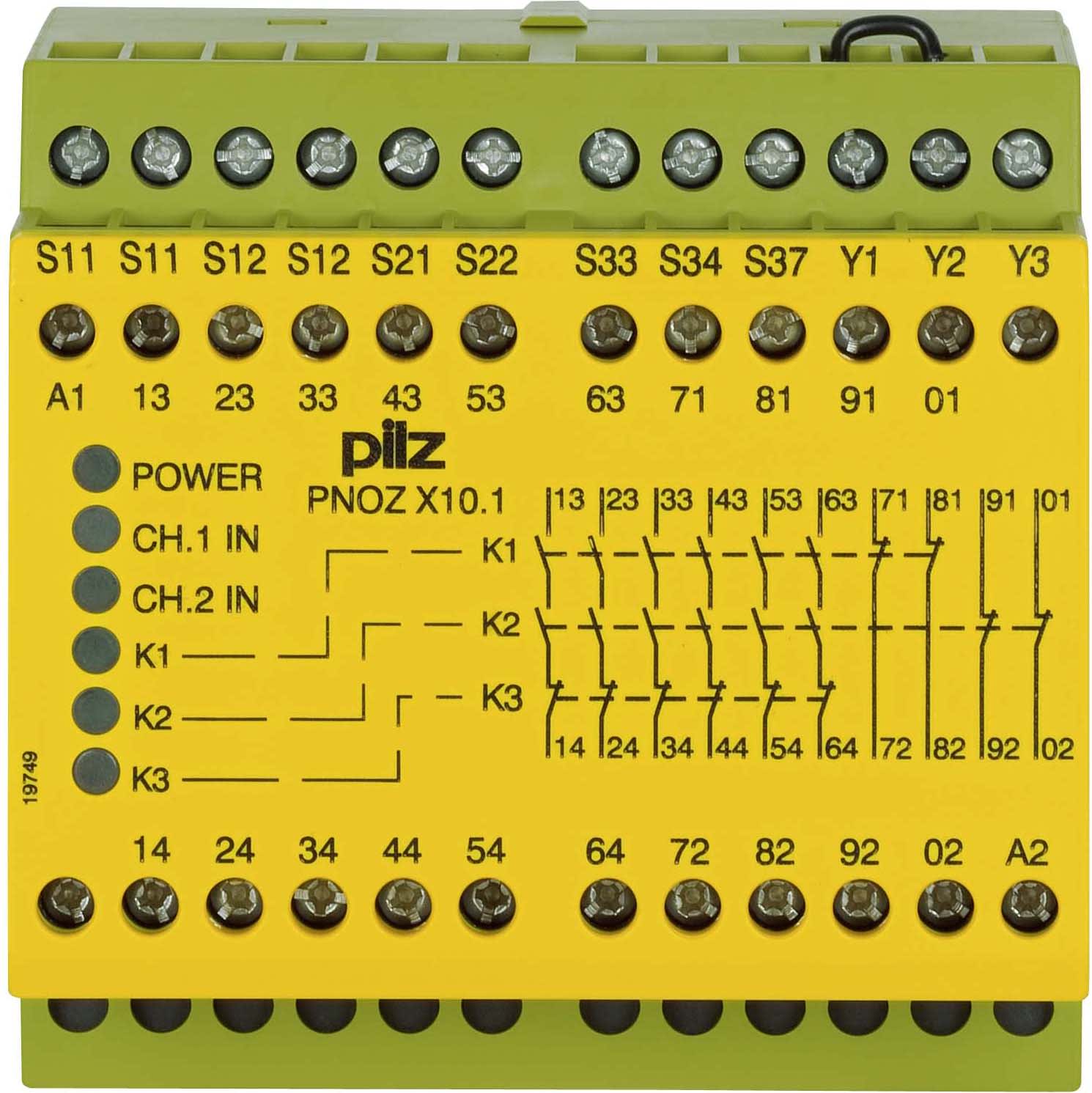 PILZ ITALIA SRL - PIZ774749 PNOZ X10.1 6LED 24DC 6NA+4NC