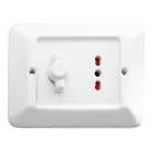 LE PROLUNGHE SAS - PRG7764 SERIE DELUX DEV.+PR.10/16A 250V BIANCA