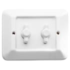 LE PROLUNGHE SAS - PRG7774 SERIE DELUX INT+PUL.ROT.10A 250V BIANCO