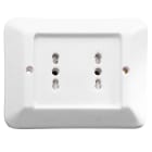 LE PROLUNGHE SAS - PRG7775 SERIE DELUX 2 PRESE 10/16A 250V BIANCO