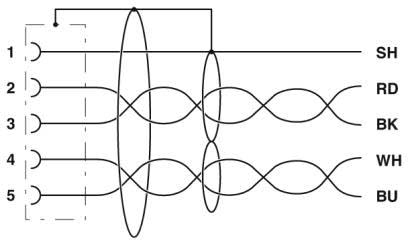 PHOENIX CONTACT - PHC1410496 SAC-5P-10,0-92X/M12FS SH OD CAVO DI SIST