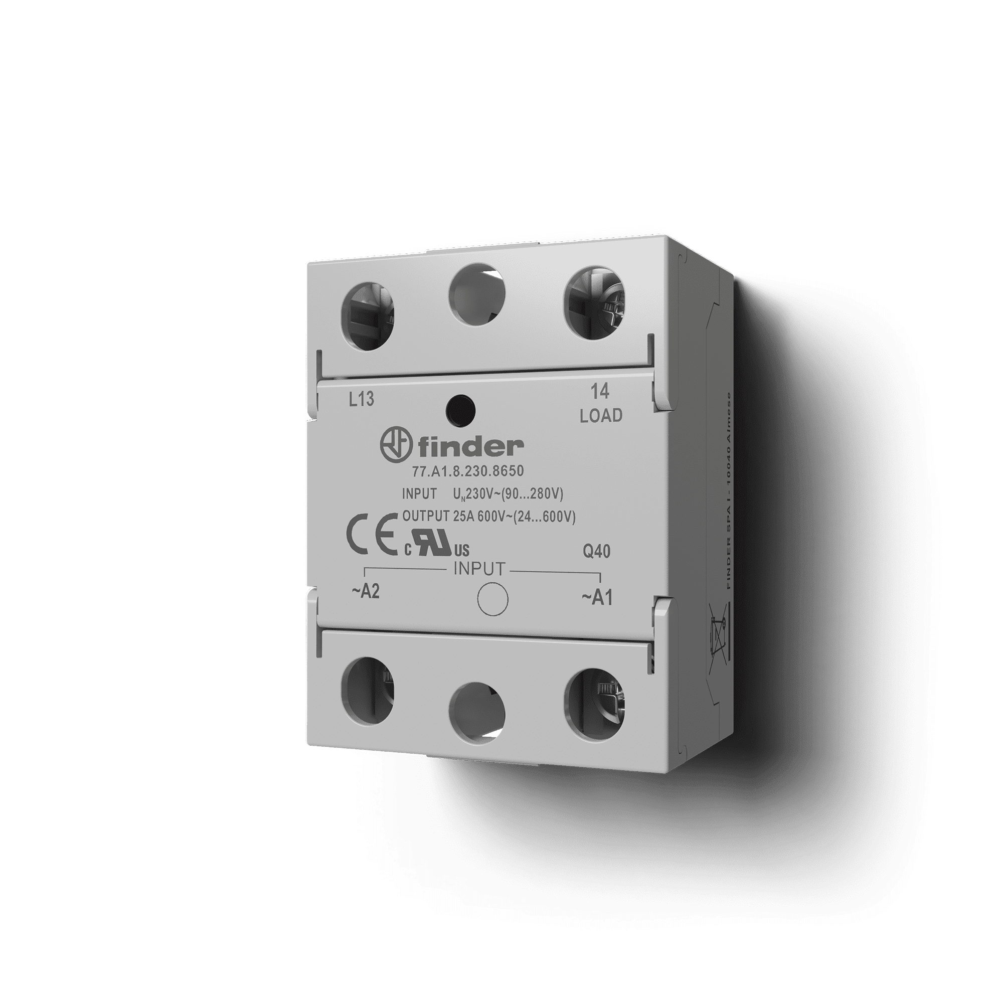 FINDER SPA - FIN77D190248650 RELE PANNELLO SSR 60A PANNELLO MONOFASE