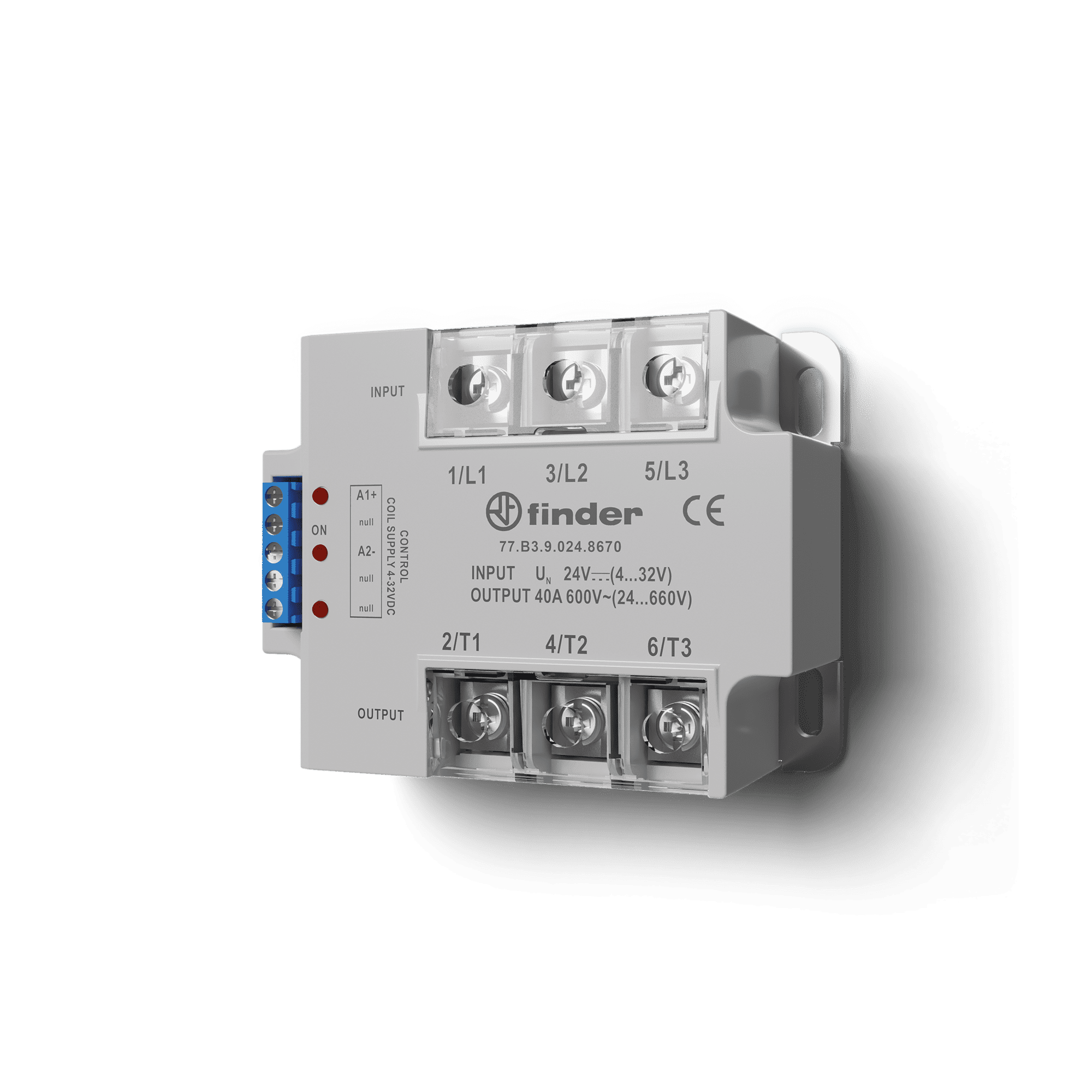 FINDER SPA - FIN77D382308671 RELE PANNELLO SSR 60A PANNELLO TRIFASE