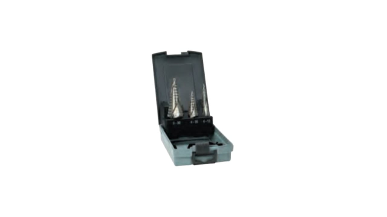 HIKOKI POWER TOOLS - HIA780109 KIT 3 FRESE GRAD.SPIR. HSS D.4-30MM