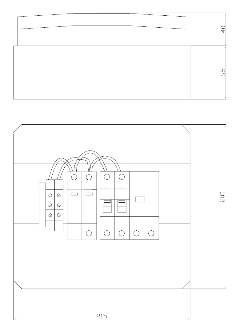 ITALWEBER SPA - ITW7850111 QUADRO DI CAMPO AC MONOFASE 32A