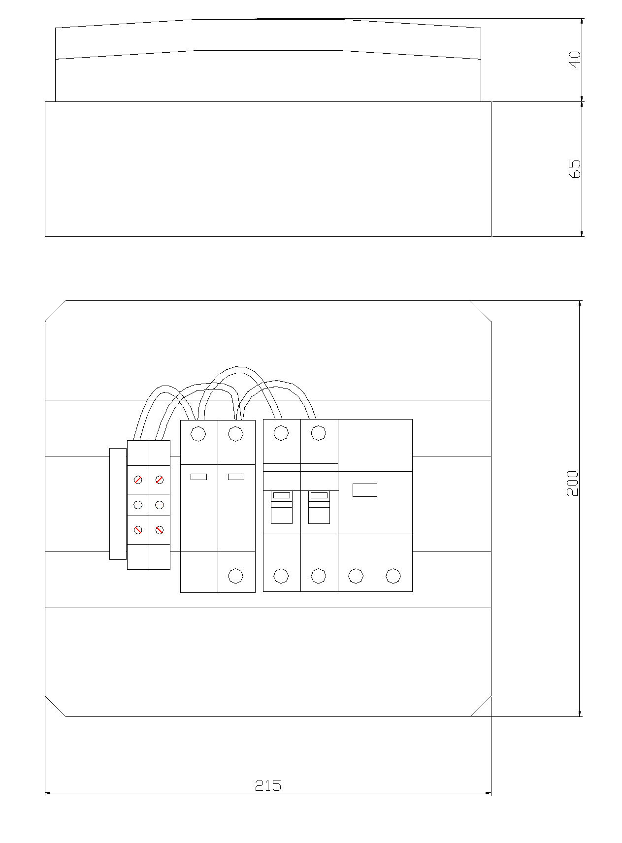 ITALWEBER SPA - ITW7850112 QUADRO DI CAMPO AC MONOFASE 40A