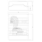 ITALWEBER SPA - ITW7850295G QUADRO DI CAMPO LATO A.C. VERS.275G