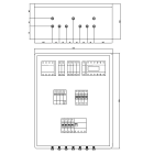 ITALWEBER SPA - ITW7850502 QUADRO INTERFAC.TRIFASE P15KW