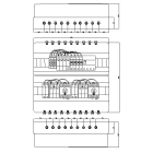 ITALWEBER SPA - ITW7850540EM/13 QUADRO DI CAMPO 2 STR DC+AC 40EM/13