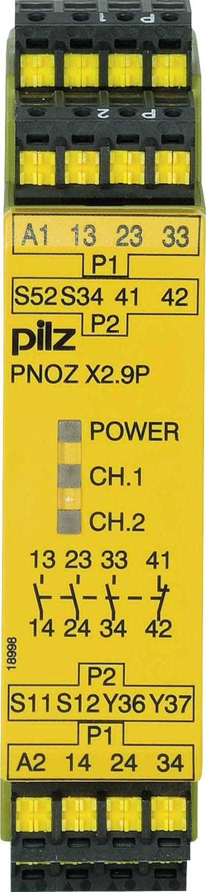 PILZ ITALIA SRL - PIZ787300 PNOZ X2.9P C 24DC 3NA+1NC