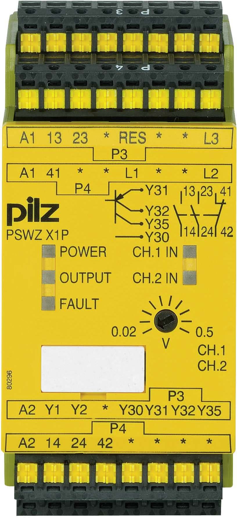 PILZ ITALIA SRL - PIZ787949 PSWZ-X1P C 24..240AC/DC 2NA+1NC+2PNP