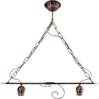 LE PROLUNGHE SAS - PRG7940 LAMPAD. TRIANGOLO A 2LUCI E27 LINEA ALBA