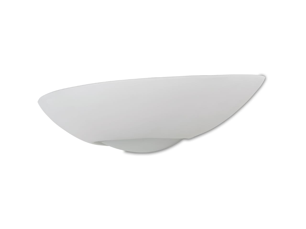 BELFIORE SRL - NVT7946-41 Applique in CERAMICA 9010 a parete con parte elettrica a LED con luce biemissione dal design essenziale con diffusore in vetro.