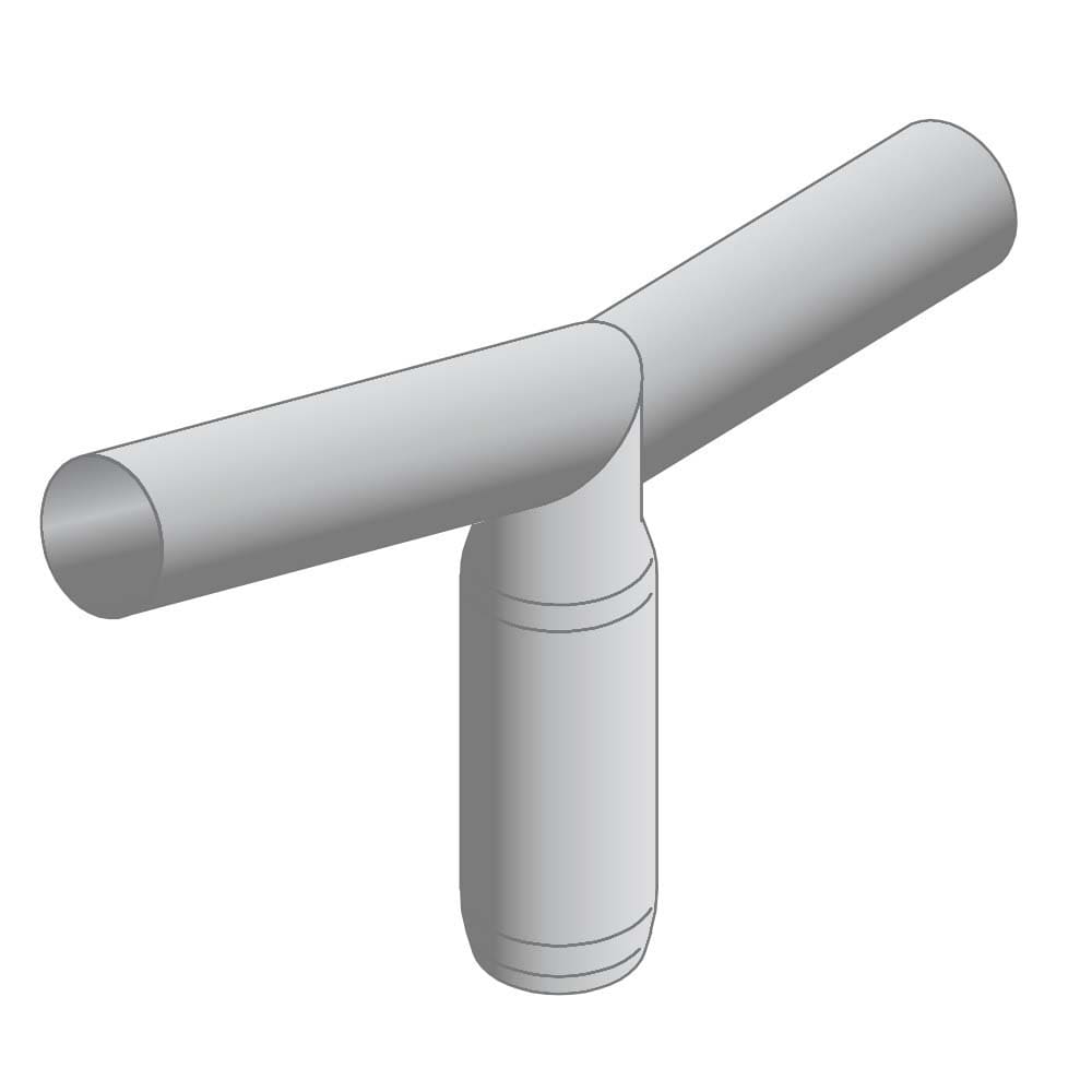 LINEA LIGHT (ILED) - ILD98211 BRACCIO X PALO DOPP.INCL.15 ZINCATA