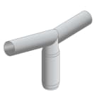 LINEA LIGHT (ILED) - ILD98211 BRACCIO X PALO DOPP.INCL.15 ZINCATA