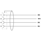 PHOENIX CONTACT - PHC1409553 SAC-HZ-4P- 5,0-542/M12FS SH BK CAVO SEN/