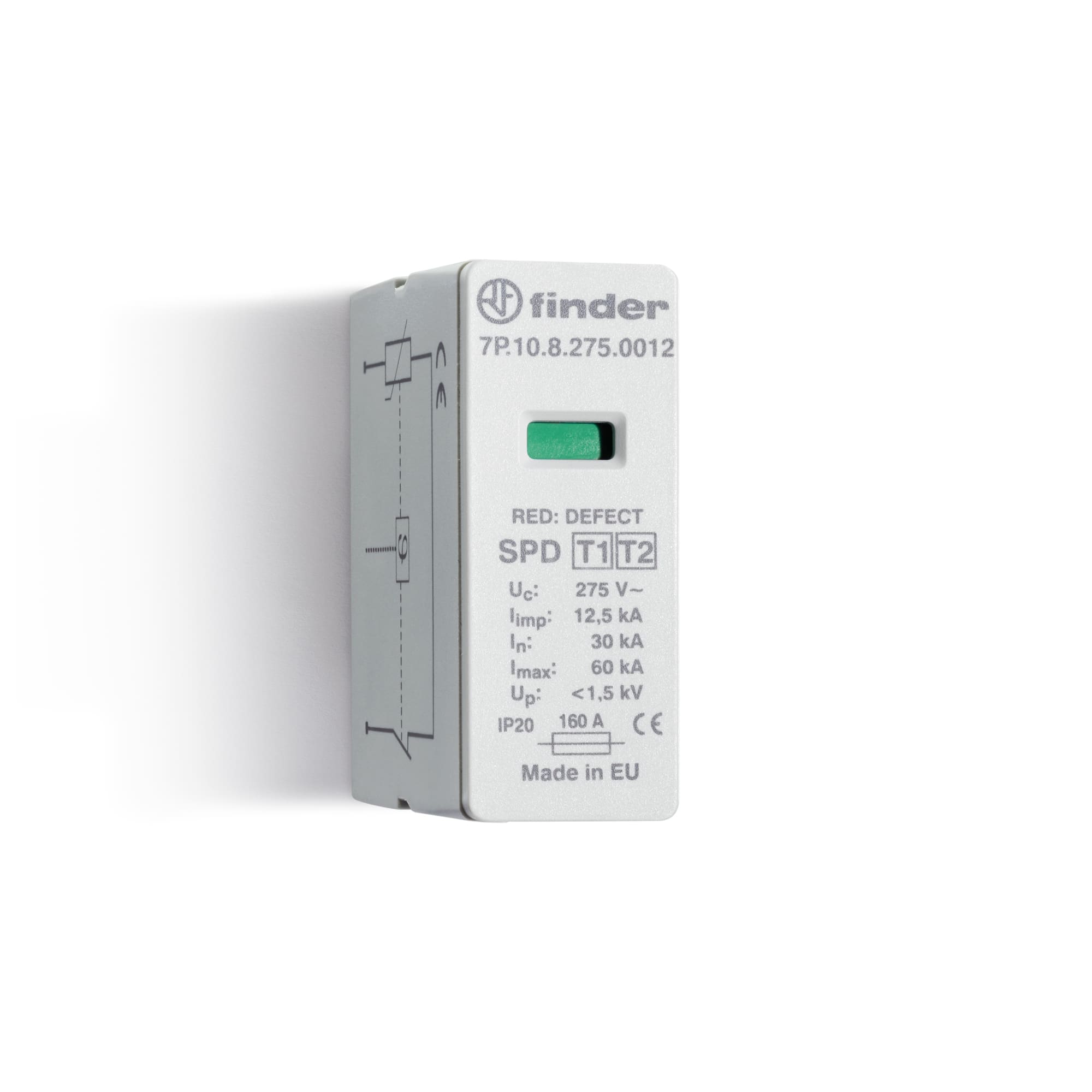 FINDER SPA - FIN7P008255S012 CARTUCCIA VARISTORE+GDT 255VAC 12KA