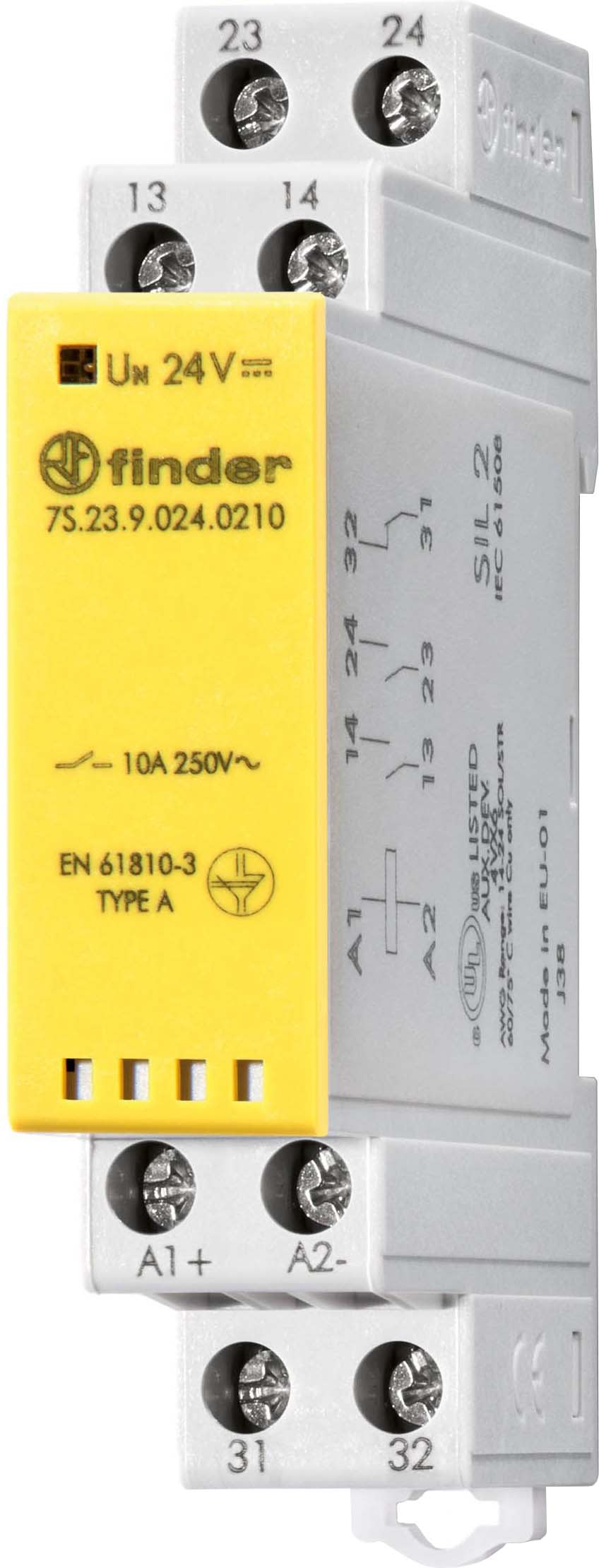 FINDER SPA - FIN7S2390240210 RELÈ MODULARE CON CONTATTI GUIDATI