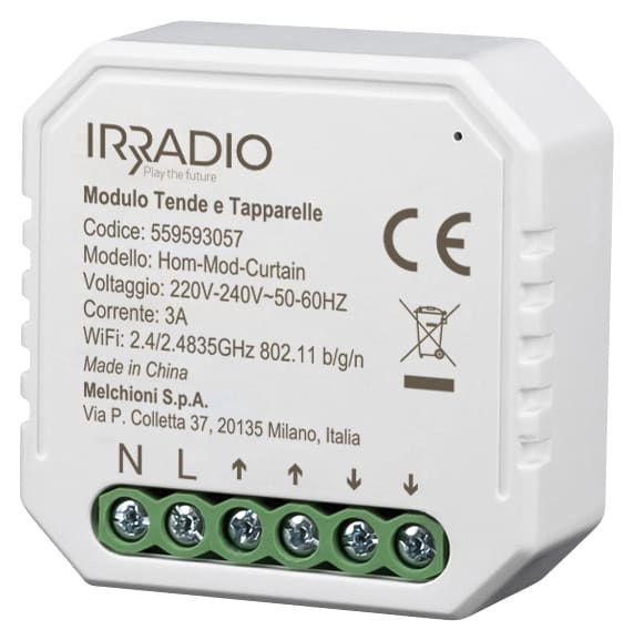 MELCHIONI SPA - MEM559593057 MODULO SWITCH TAPPARELLE-TENDE -3A WIFI