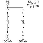 PHOENIX CONTACT - PHC2907874 VAL-SEC-T2-2+0-120DC-FM SPD TIPO 2