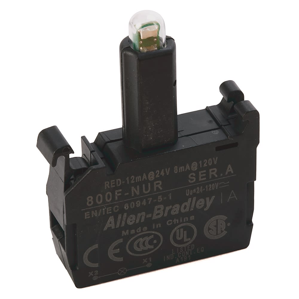 ROCKWELL AUTOMATION - RCK800F-NUR 22MM LED MODULE 800F PB, PACK QTY.10