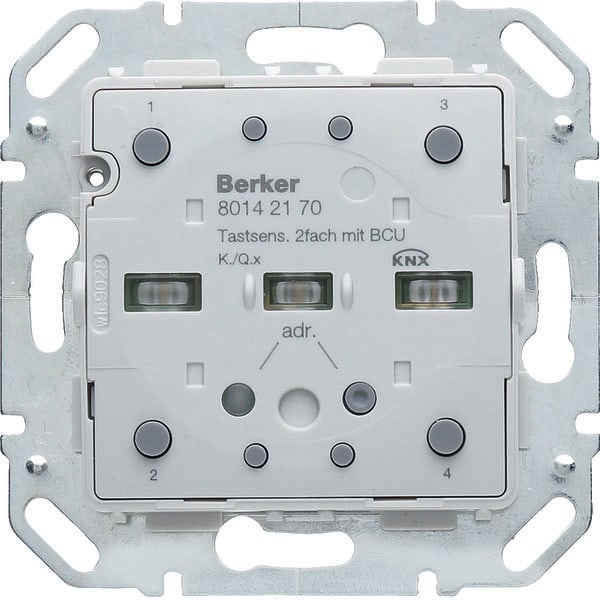 BERKER - BRK80142170 MOD.SENS. A TASTI DOPPIO KNX - Q.X/K.X