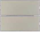 BERKER - BRK80162773 SENSORE A TASTI DOPPIO KNX - K5 ACC.INOX