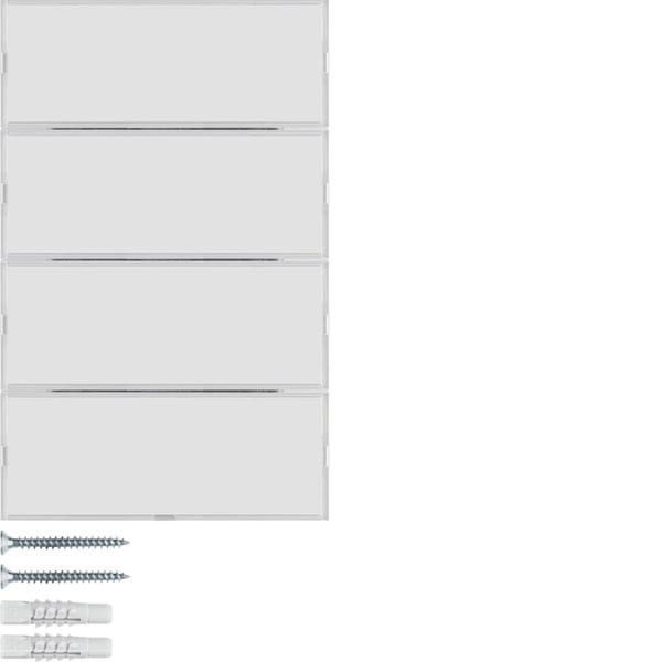 BERKER - BRK80164770 SENS.A TASTI QUADRUPLO KNX - K1 BIA.POL.