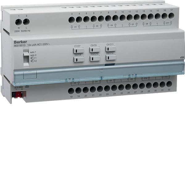 BERKER - BRK80319010 MOD.TP 12 OUT VENEZIANE 6A AC1 230V 10M